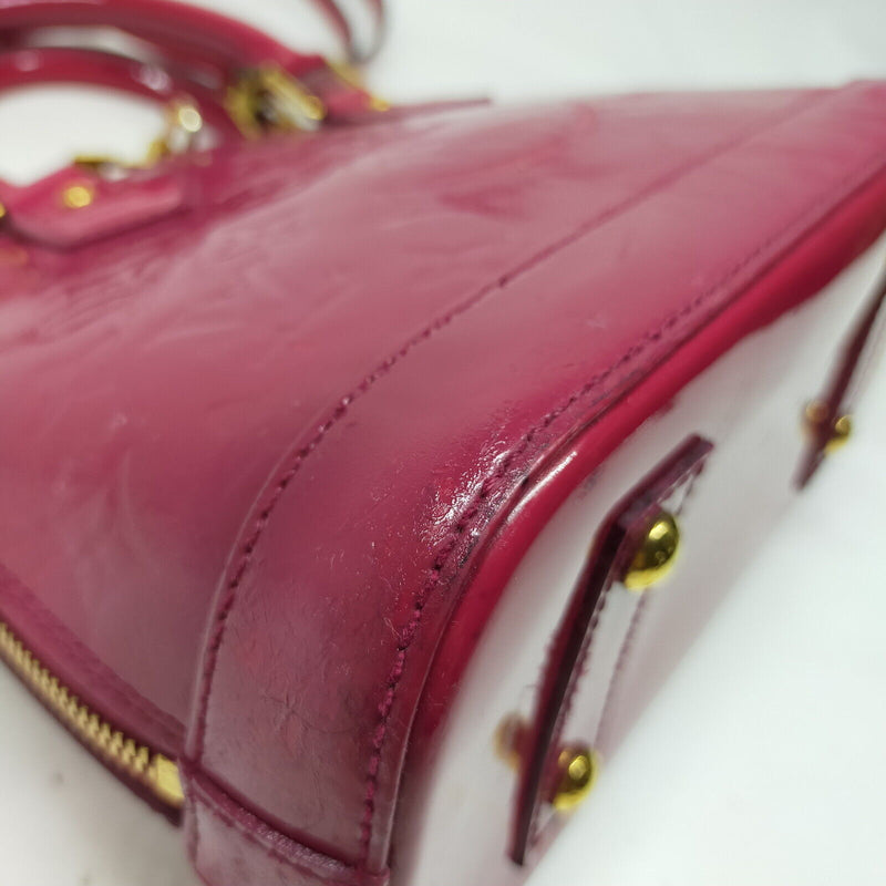 Louis Vuitton - Louis Vuitton Hot Pink Patent Leather Alma BB
