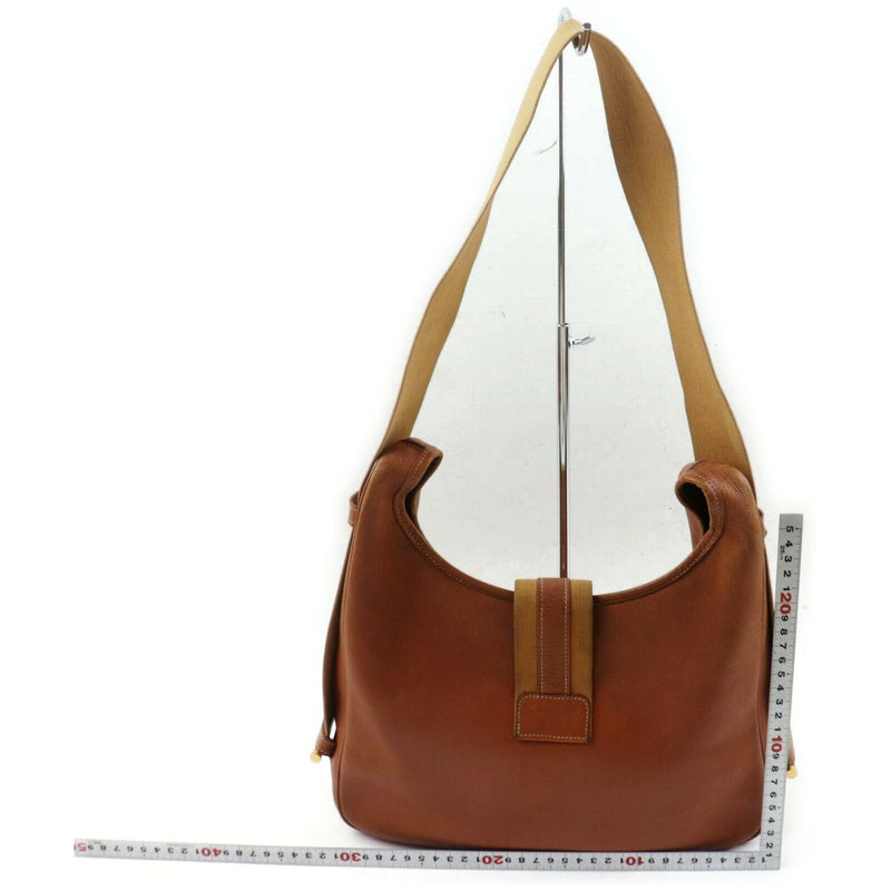 Hermes Brown Leather Shoulder Bag