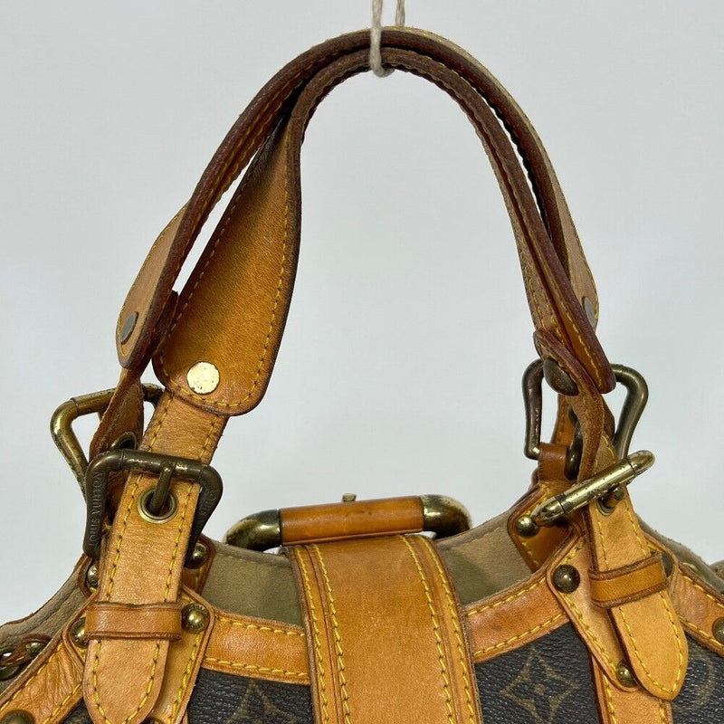 Louis Vuitton Limited Edition Bronze Monogram Leather Theda PM Bag -  Yoogi's Closet