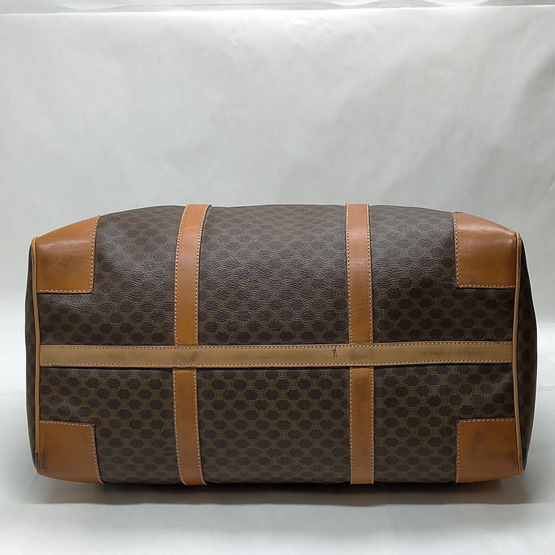 Celine Travel Bag Brown Coated