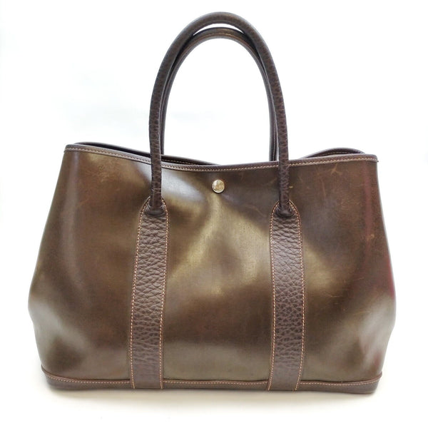 Hermes Hand Bag Brown Amazonia