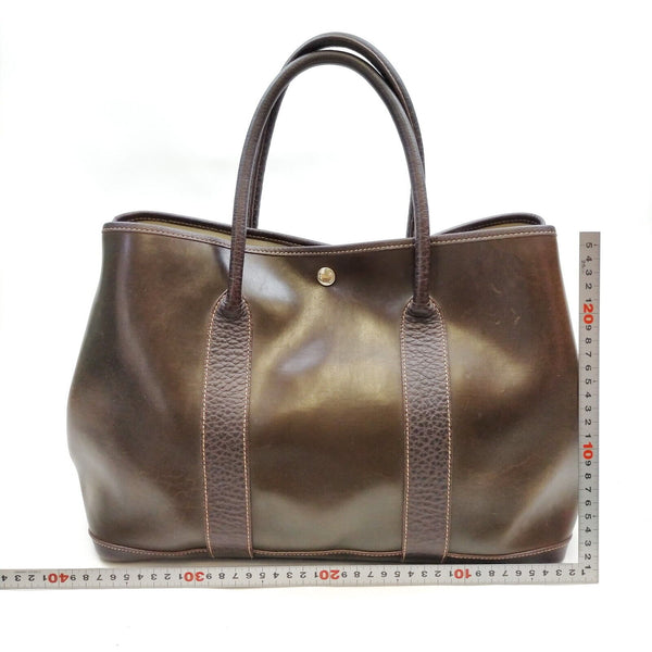 Hermes Hand Bag Brown Amazonia