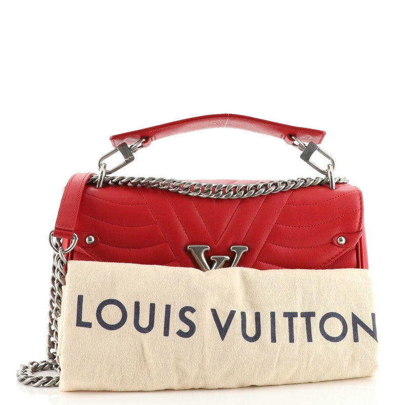 Louis Vuitton Red New Wave Chain Tote