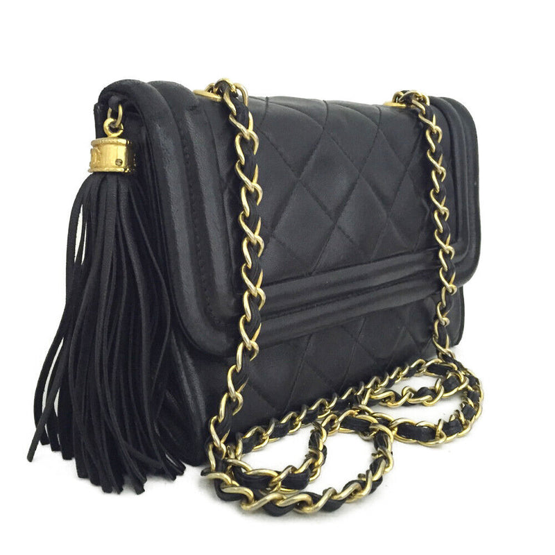 Chanel Quilted Matelasse Fringe