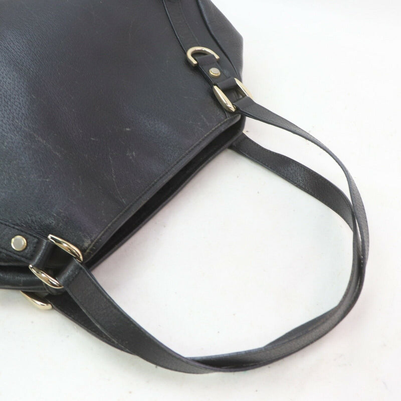 Pre-loved authentic Gucci Shoulder Bag Black Leather sale at jebwa.