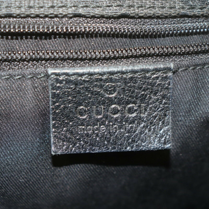 Pre-loved authentic Gucci Shoulder Bag Black Leather sale at jebwa.