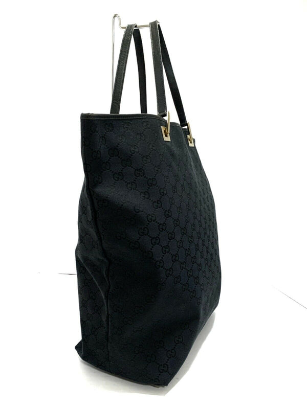 Pre-loved authentic Gucci Gg Jacquard & Leather Tote sale at jebwa