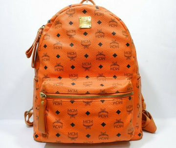 Pre-loved authentic Mcm Stark Studded Unisex Orange sale at jebwa