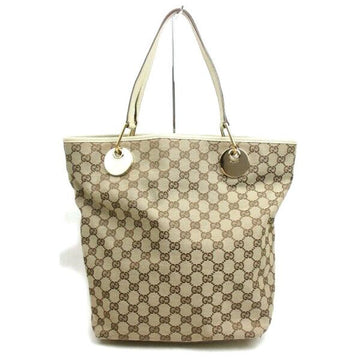 Pre-loved authentic Gucci Gg Tote Bag Beige Canvas sale at jebwa