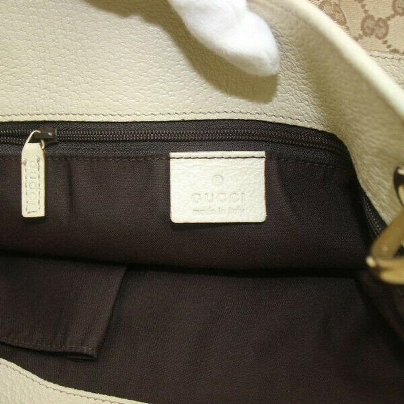 Pre-loved authentic Gucci Gg Tote Bag Beige Canvas sale at jebwa