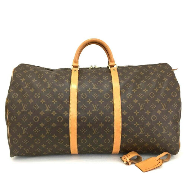 Pre-loved authentic Louis Vuitton Keepall 60 Boston sale at jebwa