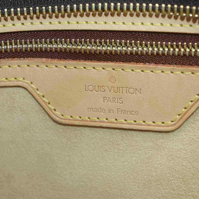 LOUIS VUITTON LUCO MONOGRAM CANVAS TOTE BAG BROWN-CC573-sold 