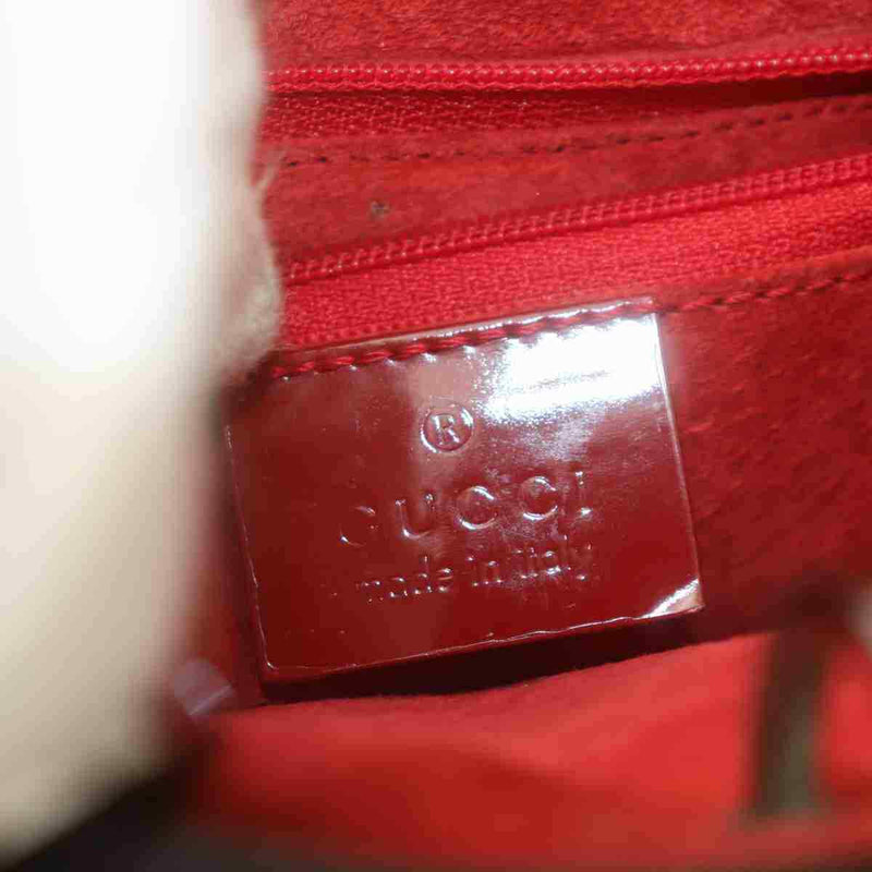 Pre-loved authentic Gucci Gg Hand Bag Red Canvas sale at jebwa