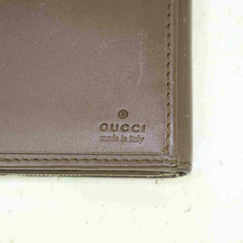 Pre-loved authentic Gucci Long Wallet Brown Canvas sale at jebwa