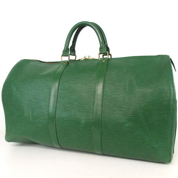 Pre-loved authentic Louis Vuitton Keepall 50 Epi Green sale at jebwa