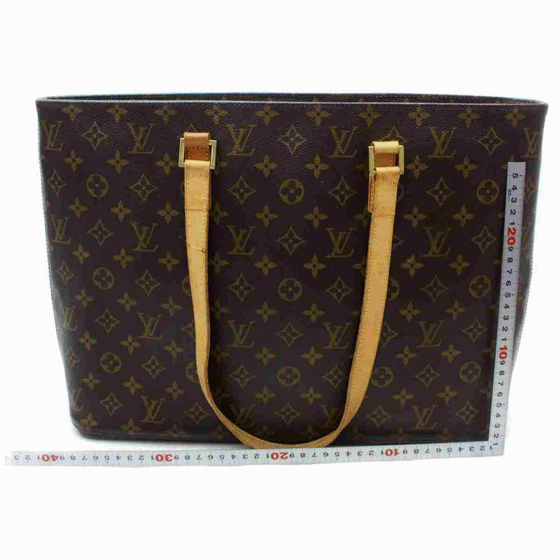 Louis Vuitton Luco Brown Canvas Tote Bag (Pre-Owned)