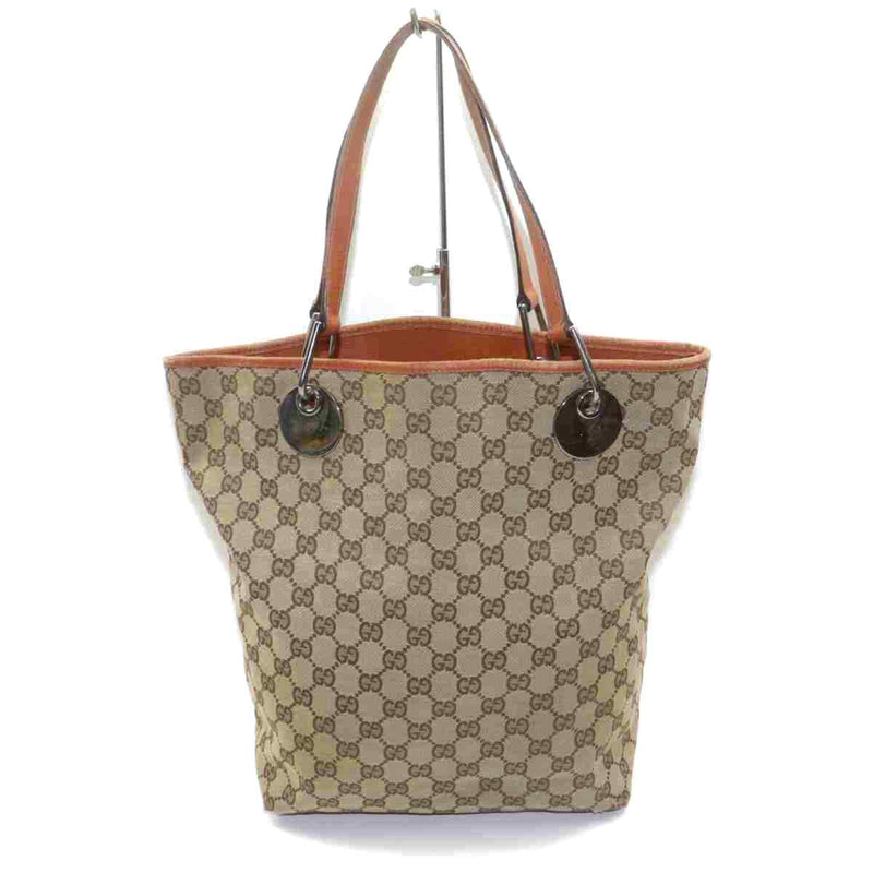 Pre-loved authentic Gucci Tote Bag Brown Gg Canvas sale at jebwa