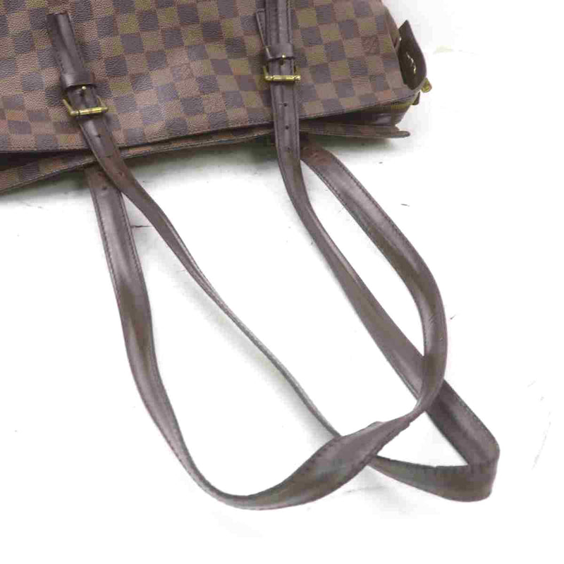 Pre-loved authentic Louis Vuitton Chelsea Tote Bag Dark sale at jebwa