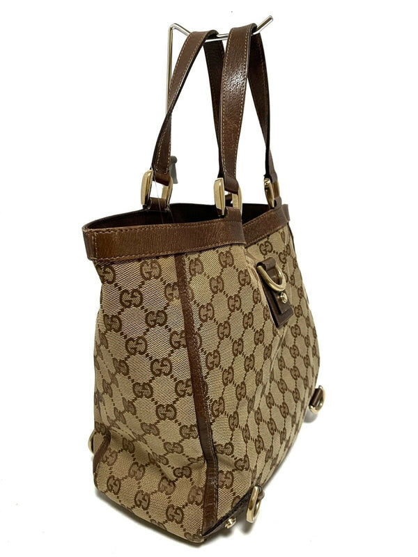 Gucci Gg Jacquard Tote Bag Canvas