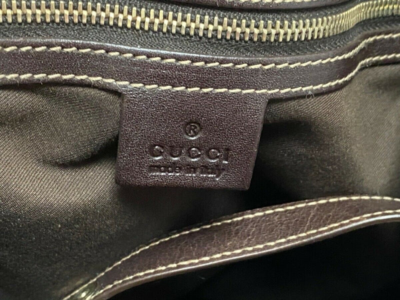 Pre-loved authentic Gucci Gg Horsebit Jacquard Leather sale at jebwa.