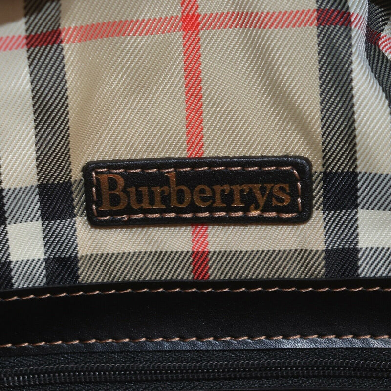 Burberry Travel Bag Black Coated