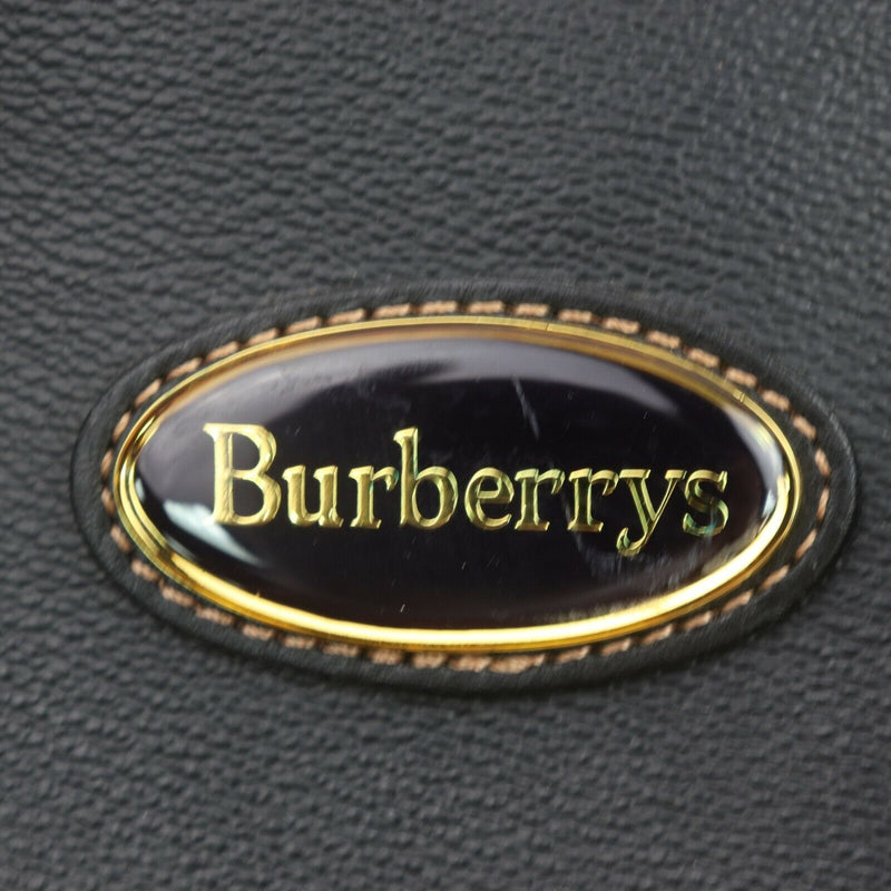 Burberry Travel Bag Black Coated