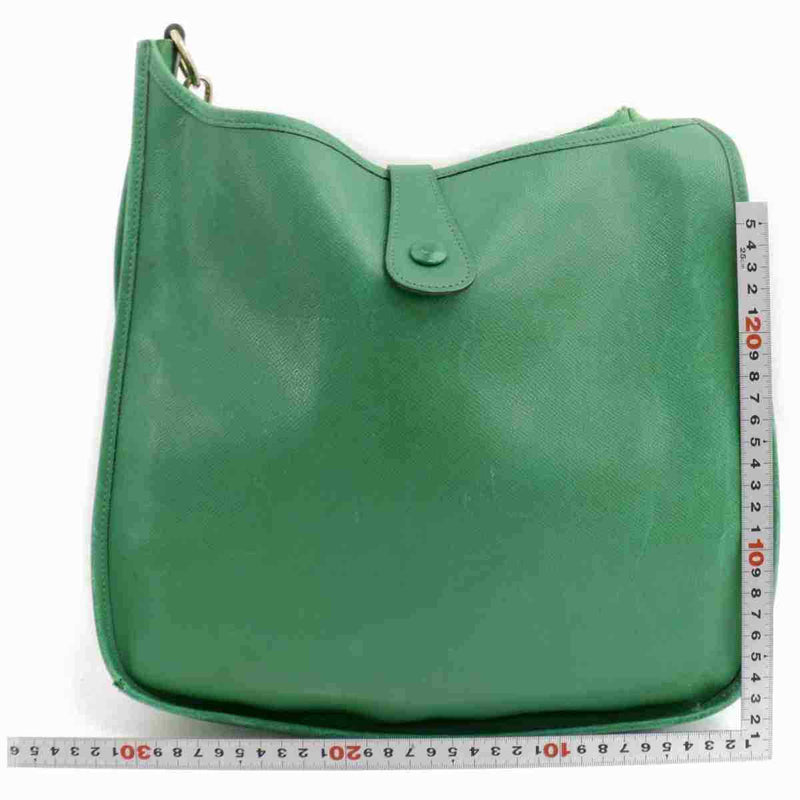 Pre-loved authentic Hermes Evelyne Crossvody Bag Green sale at jebwa