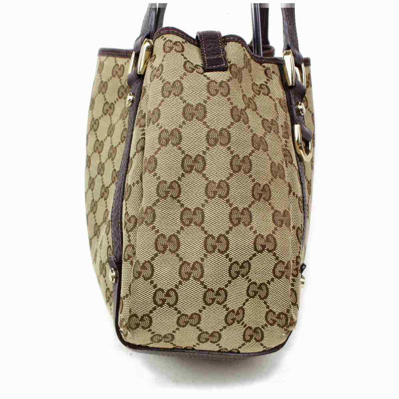 Pre-loved authentic Gucci Abbey Tote Bag Light Brown sale at jebwa