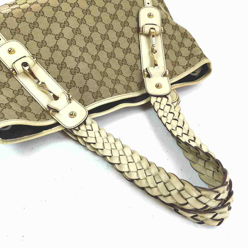 Gucci Horsebit Tote Bag Light Brown