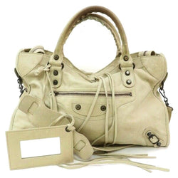 Balenciaga The City Hand Bag Beige