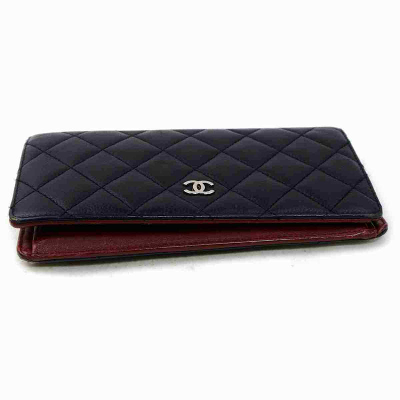 Pre-loved authentic Chanel Matelasse Long Wallet Black sale at jebwa
