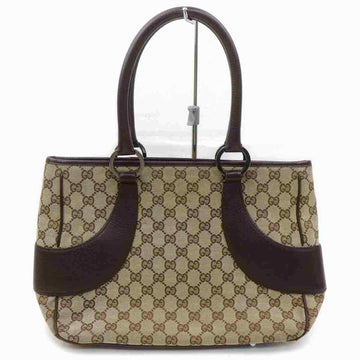 Gucci Shoulder Bag Brown Canvas