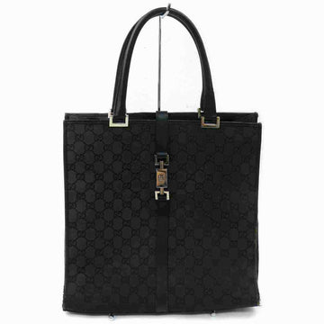 Pre-loved authentic Gucci Tote Bag Black Canvas sale at jebwa