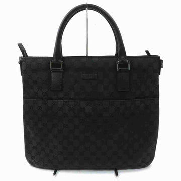 Pre-loved authentic Gucci Gg Tote Bag Black Canvas sale at jebwa