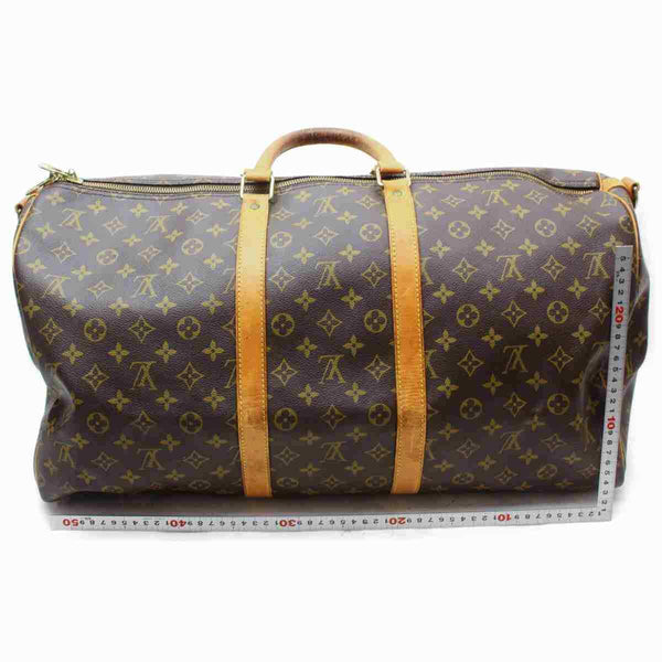 Pre-loved authentic Louis Vuitton Keepall 55 sale at jebwa