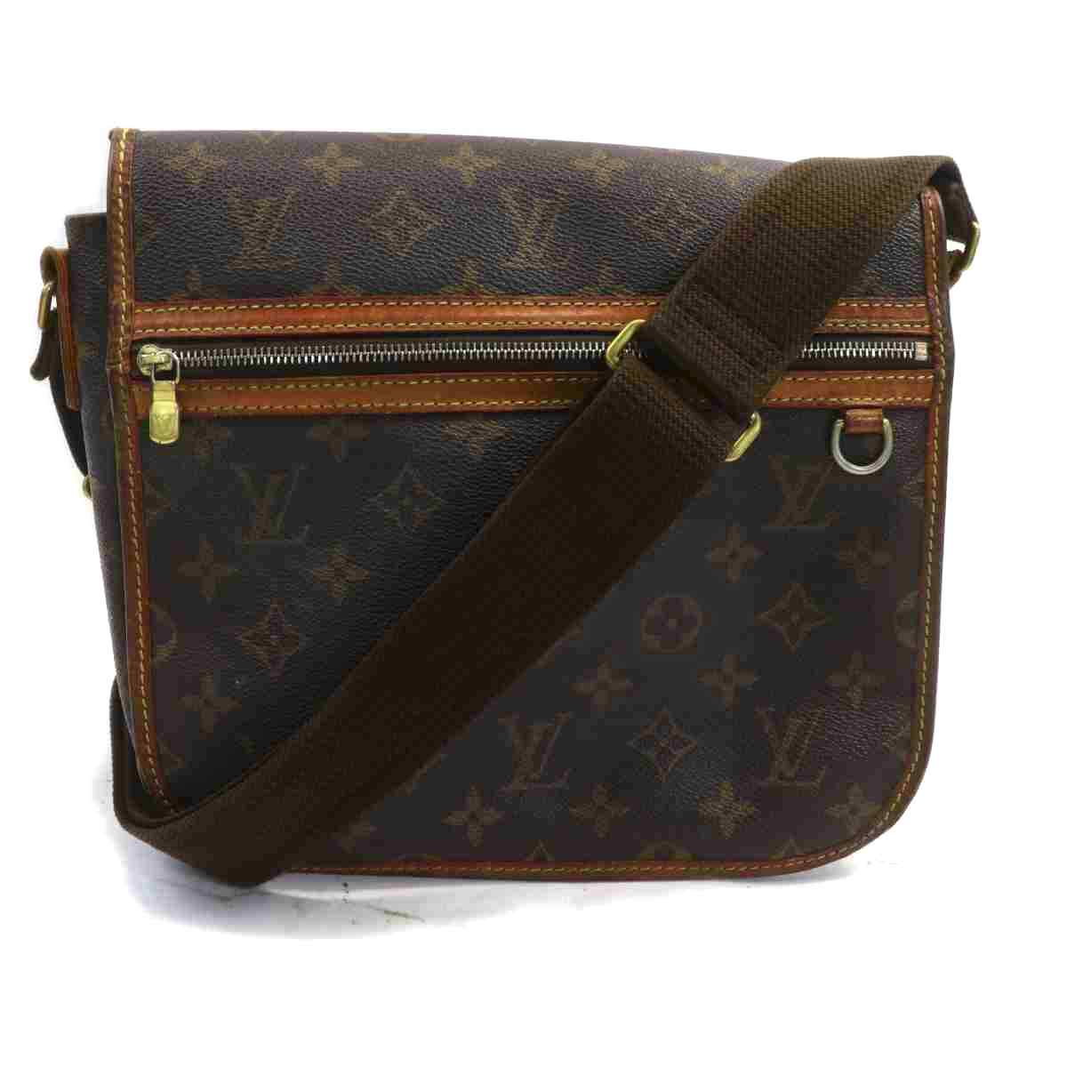 Louis+Vuitton+Bosphore+Shoulder+Bag+PM+Brown+Canvas for sale