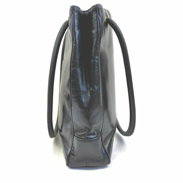 Chanel Tote Bag Black Leather