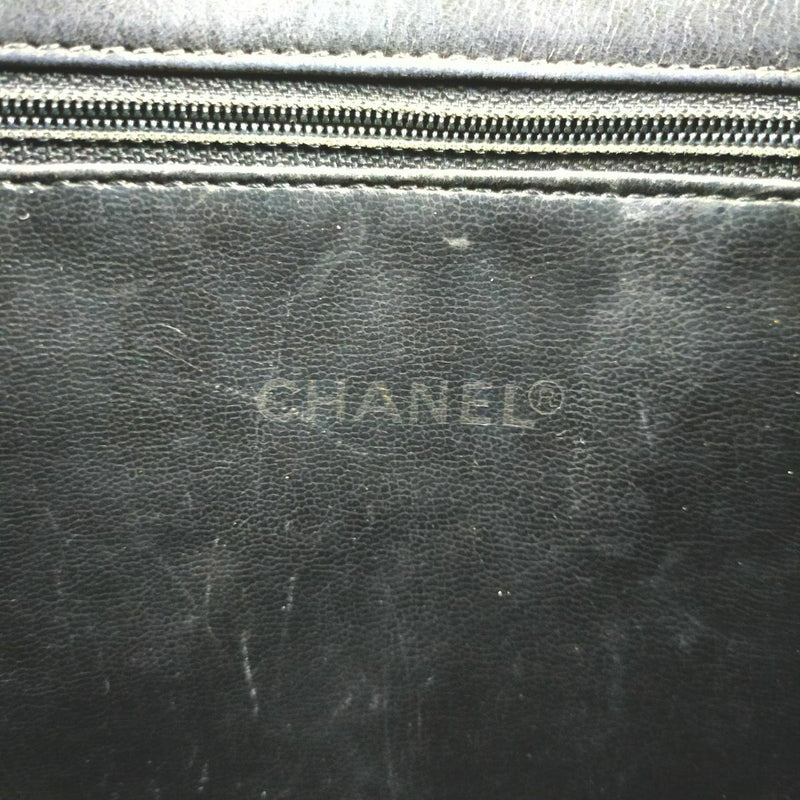 Chanel Tote Bag Black Leather