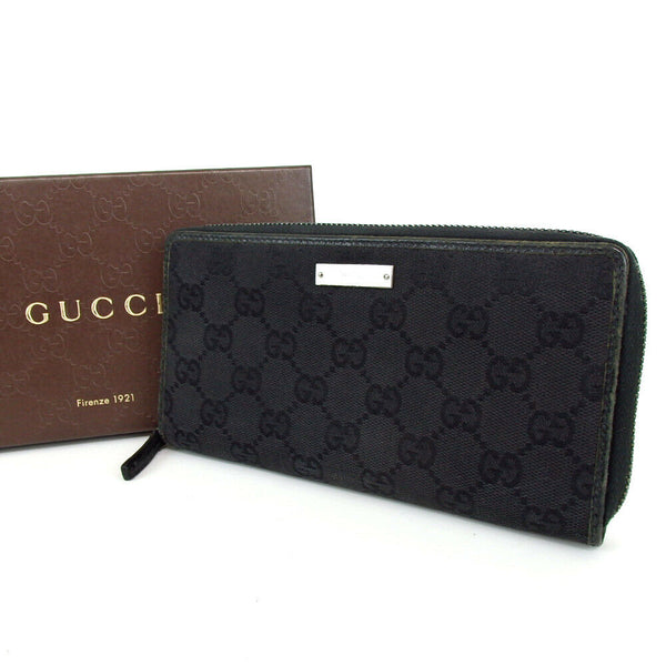 Pre-loved authentic Gucci Gg Pattern Zip Around Wallet sale at jebwa.