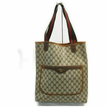 Pre-loved authentic Gucci Sherry Tote Bag Brown Coated sale at jebwa.