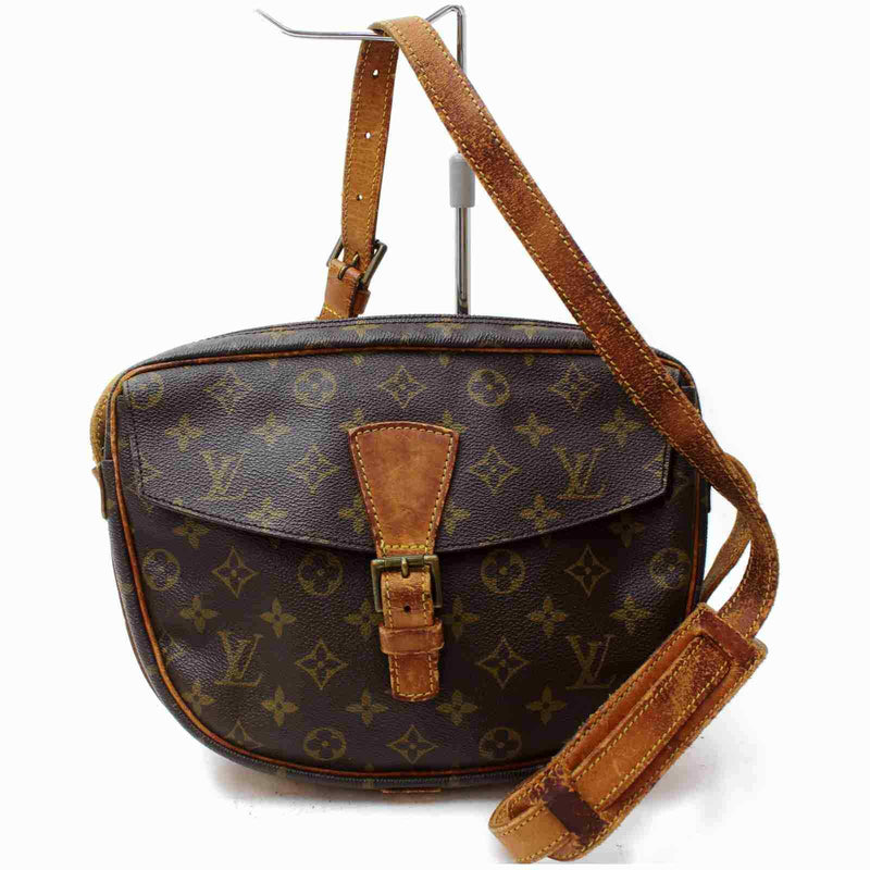 Louis+Vuitton+Jeune+Fille+Shoulder+Bag+Brown+Leather for sale
