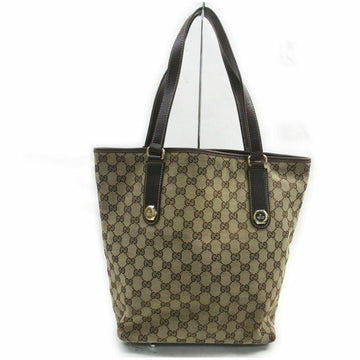 Pre-loved authentic Gucci Tote Bag Brown Canvas sale at jebwa.