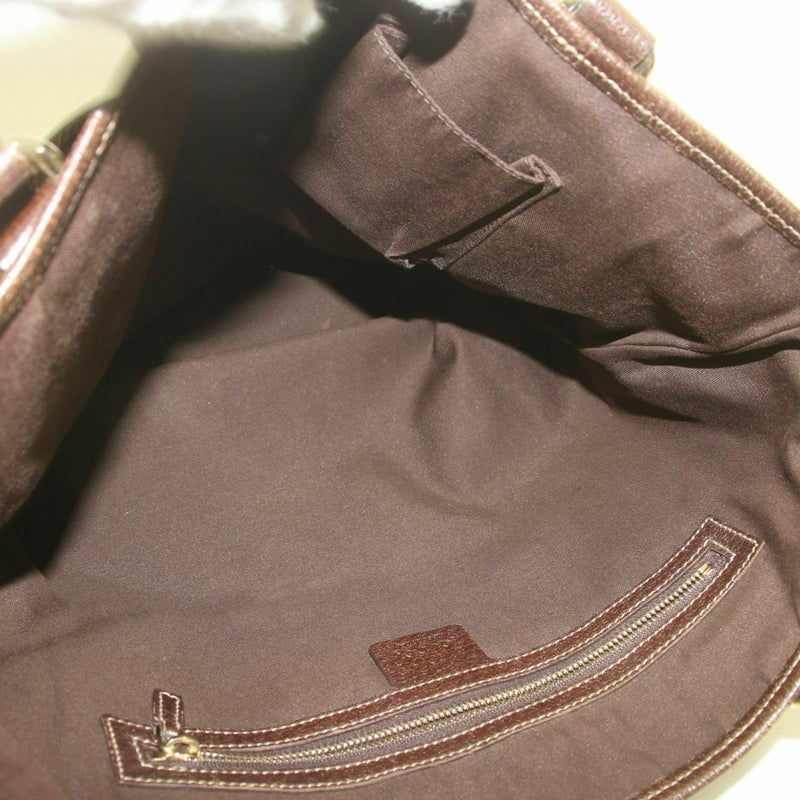 Pre-loved authentic Gucci Tote Bag Brown Canvas sale at jebwa.