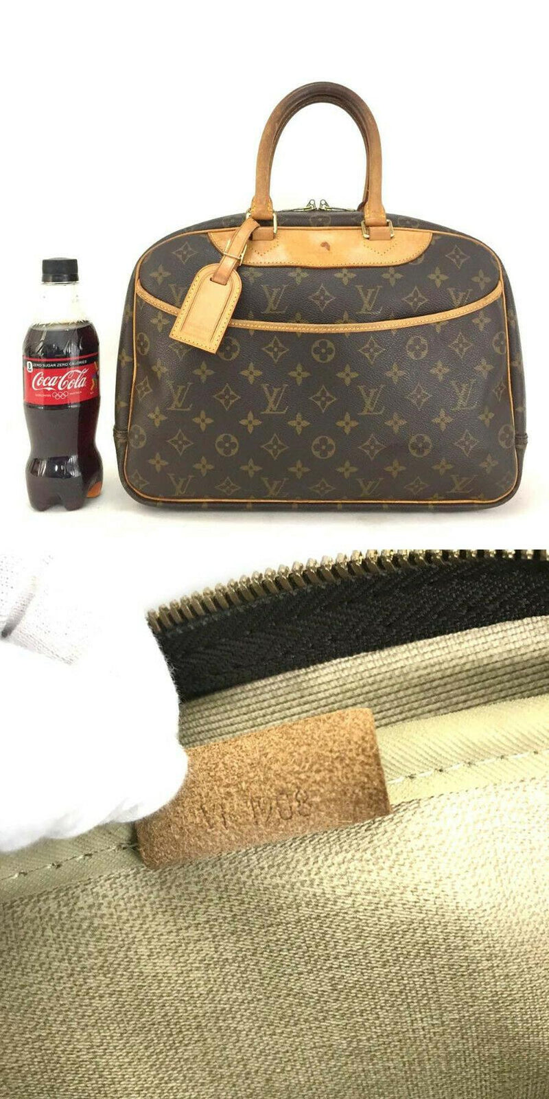 Pre-loved authentic Louis Vuitton Deauville Boston Bag sale at jebwa.