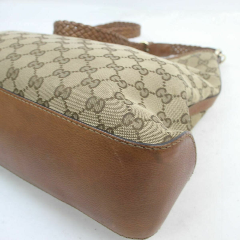 Pre-loved authentic Gucci Shoulder Bag Brown Canvas sale at jebwa.