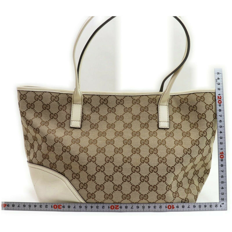 Gucci Tote Bag Brown Canvas