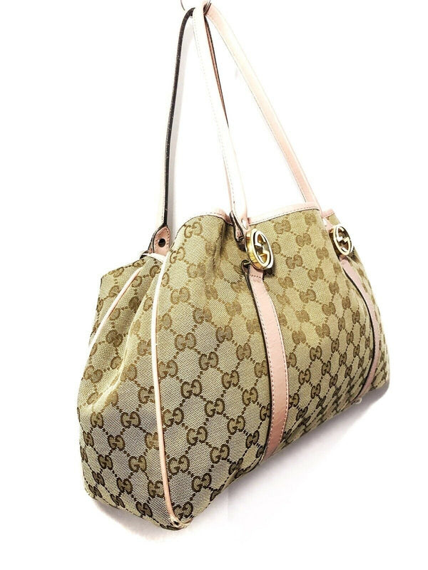 Gucci Gg Twins Hand Bag Jacquard &