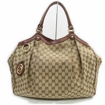 Pre-loved authentic Gucci Sukey Large Tote Bag Brown sale at jebwa.