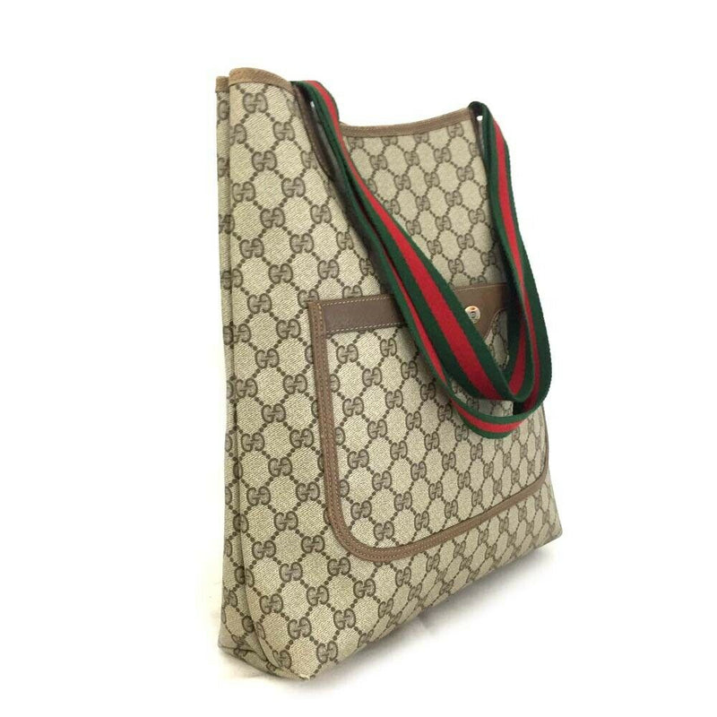 Old Gucci Gg Logo Pattern Webbing