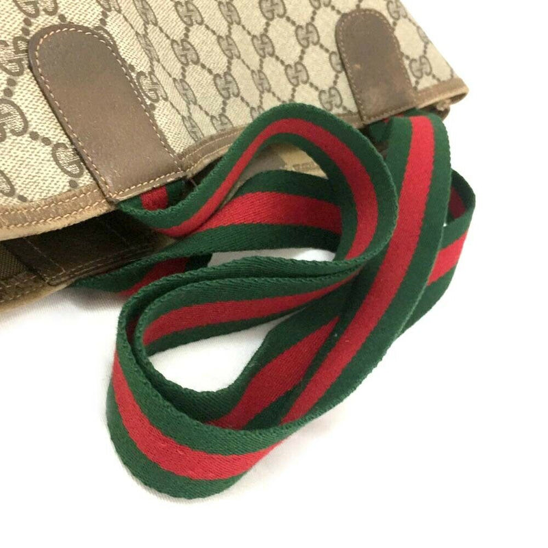 Old Gucci Gg Logo Pattern Webbing